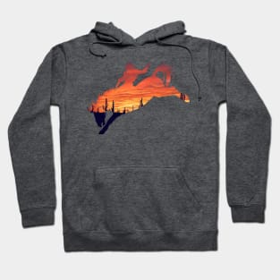 Bronco Rider 1: Desert Sunset Hoodie